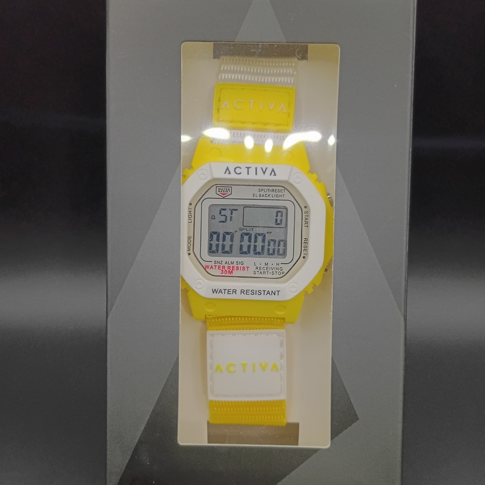 Activa Yellow Digital Watch